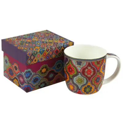 Mystical Lanterns Bone Chine mug with gift box