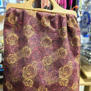 Handmade Rose Print Fabric Bag
