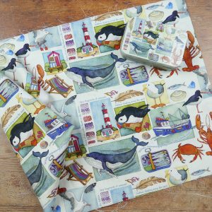 Cotton Fabric – Coastal Pieces