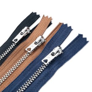 Nickel Trouser Zip Fasteners 25cm (10 Inch)